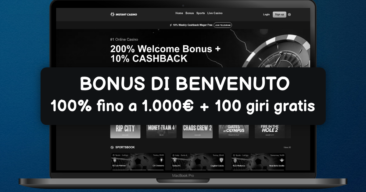 Instant Casino banner